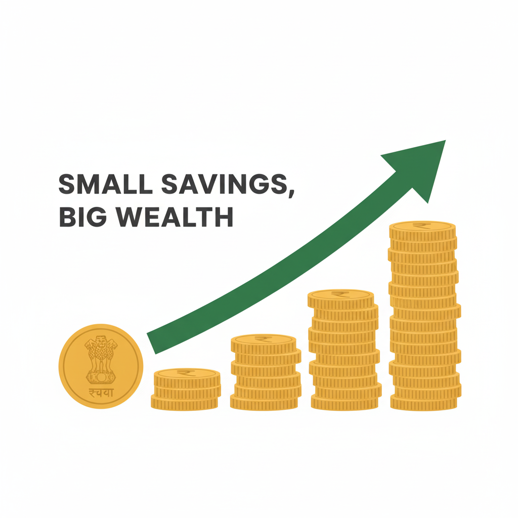 money lessons 2025 saving 1 rupee daily