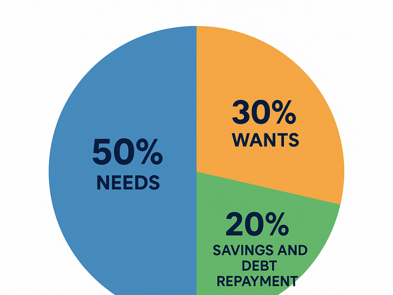 smart money habits – 50/30/20 rule for saving money